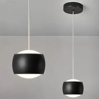 Modern LED Dimmable Pendant Light fixtures,Mini Island Pendant Lighting for Kitchen Island Dinning Room,Bedroom,Bar, Kitchen Island Ceiling Hanging Light Fixtures(black-1-Pack)