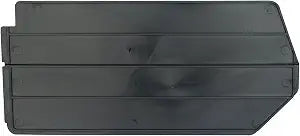 Akro-Mils 40230 Plastic Length Dividers for AkroBins Stackable Storage Bins Models 30230, 30235, 30255, Custom Storage Inserts for Tools, Crafts & Supplies, 6-Pack, Black