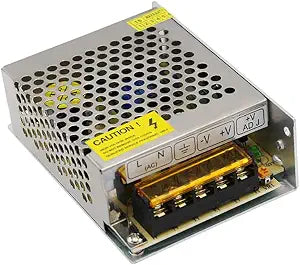 5V 5A Power Supply,25W Universal Regulated Switching Power Converter Adapter Transformer for LED Strip Light,Probe Signal Lamp,CCTV, Radio, Computer Project