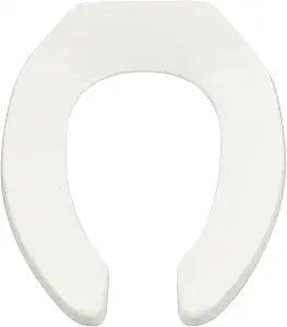 American Standard 5901110T.020 Commercial Heavy Duty Open Front Elongated Toilet Seat, White