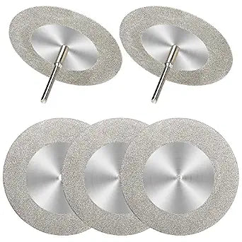 SI FANG 5PC 60mm Diamond Cutting Discs 2.4 inch Cut Off Wheel for Dremel