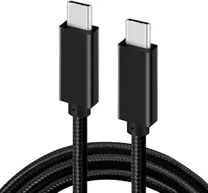 CBUS 5A 100W USBC Cable - 6.6ft USB C 3.2 Gen 2 10Gbps Power Delivery Monitor Cable - PD Docking Stations, Hard Drives, Compatible with MacBook Pro, iPad Pro 4K/5K