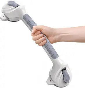 Roylvan 16.8 Inch Grab Bars for Shower with Suction Cups, Drill Free, 1 PCS
