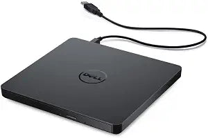 Dell External USB Slim DVD RW Drive DW316, Plug and Play, Black