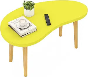 Mango Coffee Table for Living Room, Yellow, 19.7"D x 31.5"W x 16"H