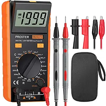 Proster LCR Meter Multimeter Capacitance Inductance Resistance Tester