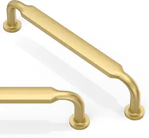 10 Pack Brushed Gold Cabinet Pulls 5 Inch(128mm) Kitchen Cabinet Handles Solid Zinc Alloy Cabinet Hardware Drawer Pulls