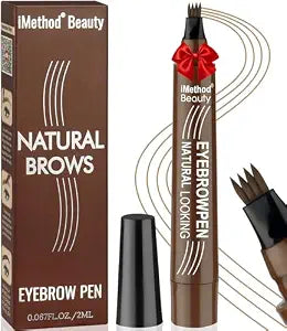 iMethod Eyebrow Pen, Waterproof Microblading Eyebrow Pen, Light Brown