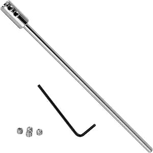 Sink Drain Extension Rod for Bathroom Pop-Up Vertical/Horizontal Rods, 6 Inch Sink Pop Up Rod Assembly Universal Basin Lengthen Extender, 1 Pack