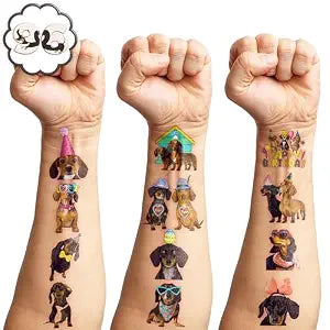 108 PCS Dachshund Dog Birthday Party Decorations Supplies