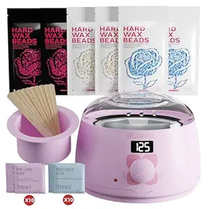 Digital Wax Warmer Waxing Kit for Women&Men-6pack Wax beads