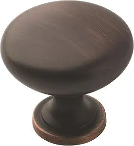 Amerock 10 Pack 1-1/4" Round Edona Oil-Rubbed Bronze Cabinet Knob