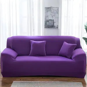 Couch Cover for LivingRoom,2 Seater Furniture Protector,Purple