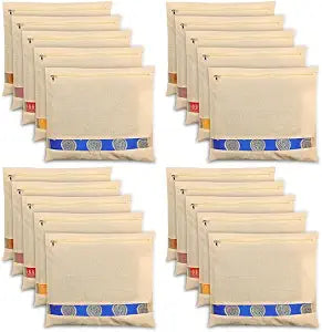 Cotton Storage Bag for Saree-Pack of 20(16.514.5 Inches)