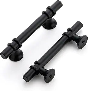 Black Cabinet Handles Black Cabinet Pulls 25 Pack 3 Inch Hole Center