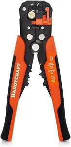 HandyCraft 5-in-1 Wire Stripper, Cutter & Crimper  Automatic Stripping Tool for 10-24 AWG Electrical Wires  Multi-Function Precision Hand Tool
