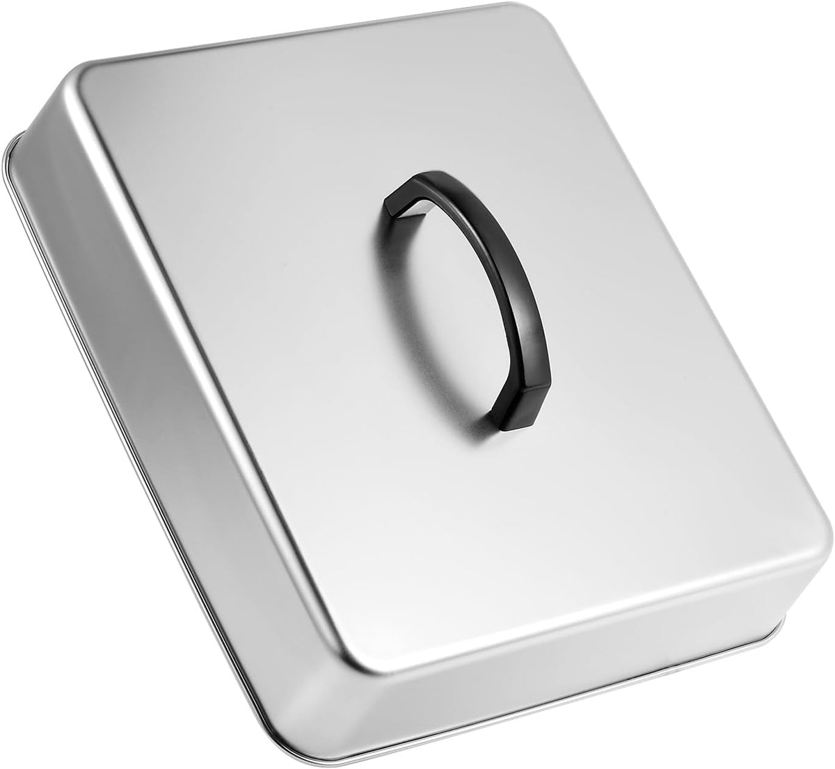 Rectangular Basting Cover, Stainless Steel Grill Lid, 13" x 11.2" x 2.5"