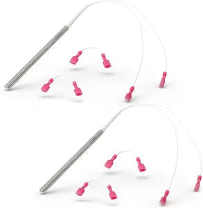 2Pcs 66608-SPFL Pellet Stove Igniters Replacement for Cleveland Ironworks PS20 PS60 PS130 for Grand Teton Gros Ventre No 26 Mini/No 390 Large for Master Forge H140XL H30XL H8, 6 inch Ignitors