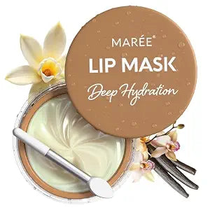 MAREE Lip Mask Overnight - Vanilla Hydrating Lip Balm & Moisturizer Mask