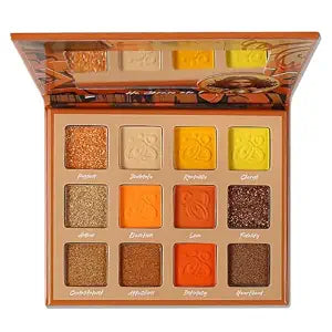 INSEEK 12 Color Orange Eyeshadow Palette, Highly Pigmented Matte Shimmer