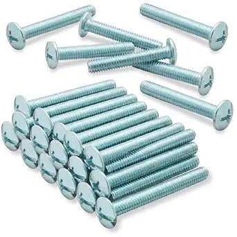 Cabinet Knob & Pull Machine Screws 25-pk (8-32 x 1-1/4") or Choose Your Length; Fasteners for Kitchen & Bathroom Drawer & Door Hardware