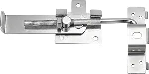 7 Inch Barn Door Jamb Latch with Hook for Barn & BiParting Sliding Doors