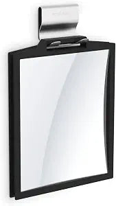 Better Living Products 13546 DOPPIO Double-Sided Shower Mirror, 3X Magnification, Black
