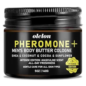 Pheromone Plus Body Butter for Men, Intense Edition Cologned Body Cream