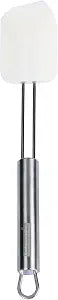 Restaurantware 11" Stainless Steel Turner - German Standard Kitchen Spatula with Ergonomic Handle, Heat-Resistant - Heavy-Duty Steel Spatula for Flipping Burgers, Eggs, Meat