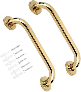 Grab Bars for Shower,12 Inch Shower Handle Bathroom Safety Handle Shower Grab Bars 12 Inch Stainless Steel Bath Handle for Elderly Seniors Handicap Accessibility