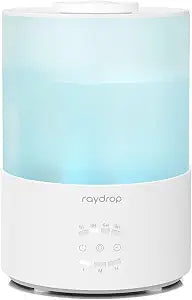 Raydrop Humidifiers for Bedroom Baby, 3L Cool Mist Top Fill for Large Room