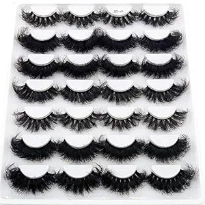 14/16 Pairs Fluffy mix Lashes 10-25mm 3D Mink Lashes Long Thick Natural False Eyelashes Wholesale Lashes (SD12)