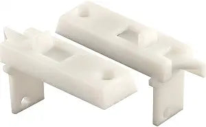 Prime-Line F 2642 Vinyl Spring-Loaded Replacement Window Tilt Latch Pair, 1-11/16 Hole Center, White (1 Pair)