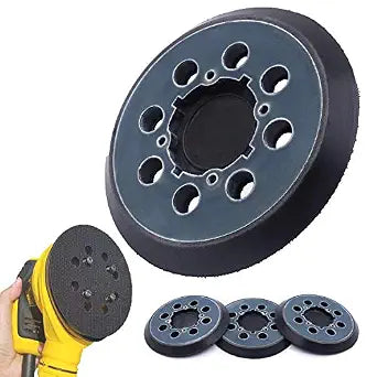 5 Inch 8 Hole Hook and Loop Orbital Sander Pad Replacement for DeWalt, 4PCS