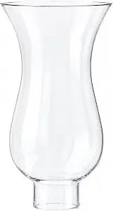 1 5/8 Inch Base  7.87 Inch Height Clear Glass Lamp Shade, Colonial Style Glass Shade Replacement for Sconces and Other Lighting Fixtures and Antique Lamps