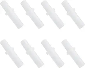 Bi-Fold Door Hardware Top Pivot for Prime-Line N 6672, Bi-Fold Door Hardware Replacement for Folding Doors, 3/8 in. Outside Diameter, Plastic Construction, White - 8 Pcs
