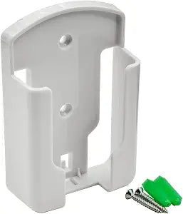 1PCS Remote Control Bracket White Self-Adhesive Media Storage Box Wall Remote Control Holder with Mounting Screws for Air Conditioning Controller (White)