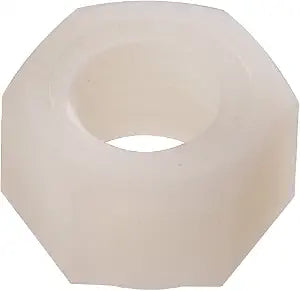 Hillman Hex Nut Nylon Corrosion-Resistant Electrical & Mechanical #8-32 Coarse Thread White  50 Pack