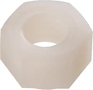 Hillman Hex Nuts, 1/4-20, 30 Pack, White Nylon