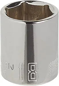 CRAFTSMAN Shallow Socket, Metric, 3/8-Inch Drive, 18mm, 6-Point (CMMT43579)