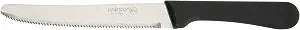 Winco Black Blade, Plastic Steak Knife with Handle (Set of 12)