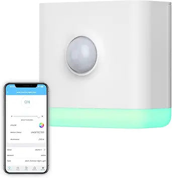 THIRDREALITY Multi-Function Night Light, Zigbee Repeater, 3-in-1 Combines a Motion Sensor, a Illumination Sensor and RGB Color Night Light, 1-100% Adjustable Brightness, Zigbee hub Required
