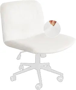 NICEEC Criss Cross Chair Cover Office Desk Dorm Chair Covers Armless