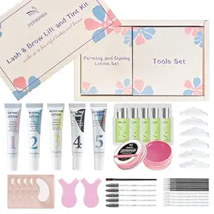 PERMANIA Lash Lift Kit and Black Color, Tube Design With Detailed Instruction