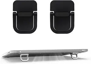 2pcs Keyboard Stands, Mini Laptop Stand for Desk, Portable Laptop Stand Compatible with MacBook Air Pro, Dell XPS, Lenovo, HP More. (Black)