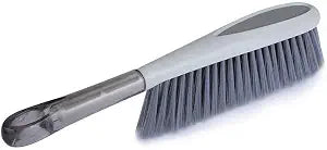 Hand Broom, 14 inch Large Counter Duster Slightly Stiff Bristle