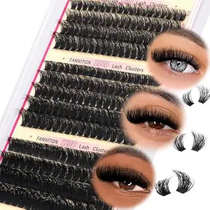 Thick Volume Lash Clusters, 80D, 100D, 120D, 10-18mm, DIY Lash Extensions