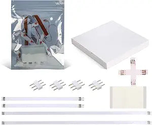 WOBANE 3 Pin Extention Connecter, 8mm FPCB Connecter for Cabinet Lights