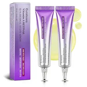 2-Pack Vitamin A Retinal Night Serum with PDRN + NAD+, 0.5 Fl Oz Each