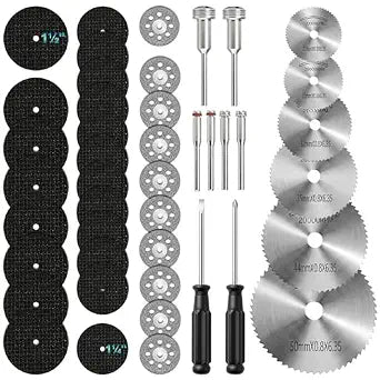 Cutting Wheel Set, 44Pcs Pro Cutting Wheels Kit for Dremel Cut Off Wheels